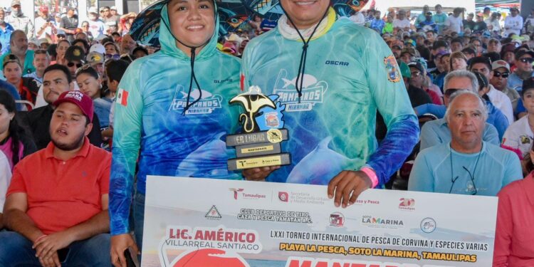 Participan 3 mil 700 en Torneo de Pesca de Corvina y Especies Varias en La Pesca, Soto la Marina, Tamaulipas