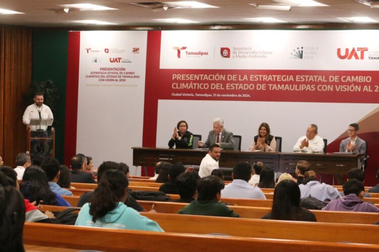 Lanza Gobierno de Tamaulipas plan climático con visión al 2050