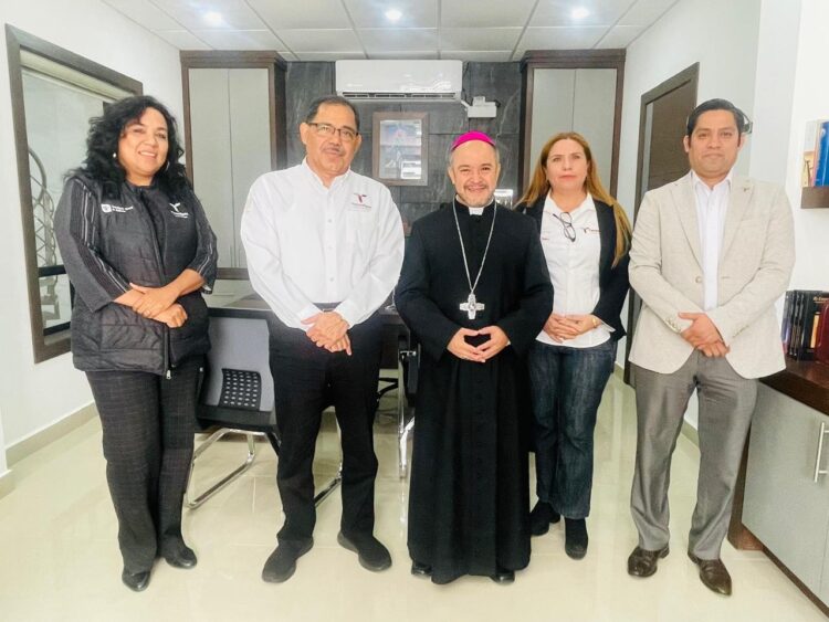 Suman esfuerzos Migración e Iglesia Católica para la atención humanitaria a migrantes en Tamaulipas