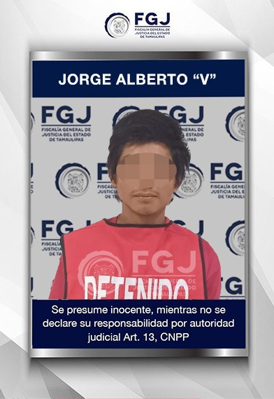 Vinculan a proceso a Jorge Alberto “V” por presunto feminicidio en Matamoros