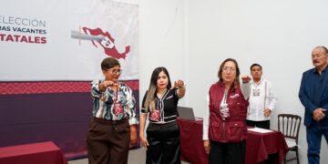 A puerta cerrada y con voto unánime de 73 delegados, Consejo de Morena define dirigente interina