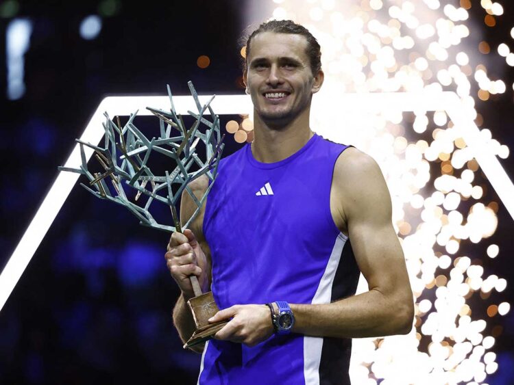 Alexander Zverev conquistó el Masters 1000 de París