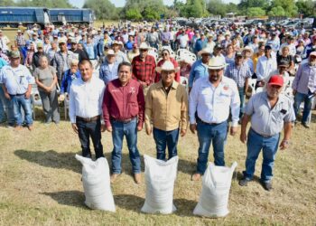 Reciben fertilizante 550 citricultores ejidales de los municipios de Hidalgo y Güémez, Tamaulipas