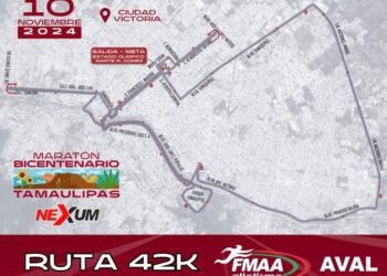 Participarán más de 600 corredores en Maratón Bicentenario Tamaulipas el 10 de noviembre