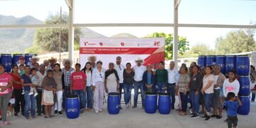 Apoyan a más de 600 familias rurales del altiplano tamaulipeco con dispositivos de filtros de agua