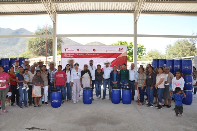 Apoyan a más de 600 familias rurales del altiplano tamaulipeco con dispositivos de filtros de agua