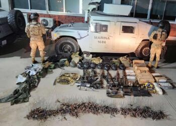 Secretaría de Marina incauta arsenal en operativo Sinaloa Seguro