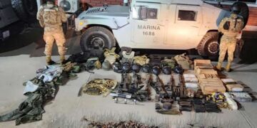 Secretaría de Marina incauta arsenal en operativo Sinaloa Seguro