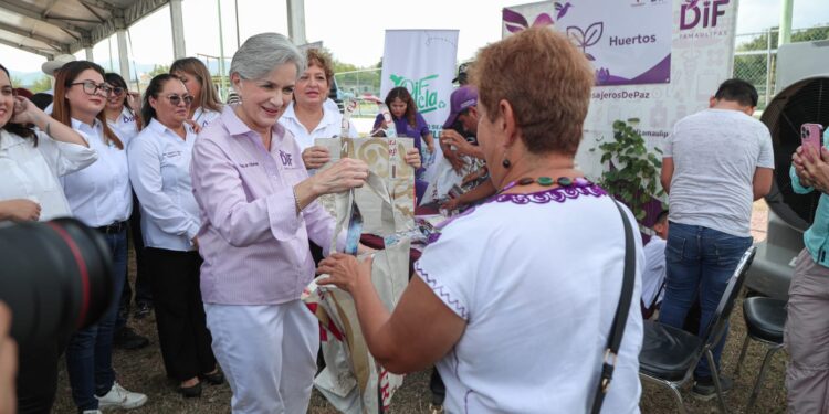 Lleva María de Villarreal la brigada “Transformando Familias” a Cruillas y Méndez