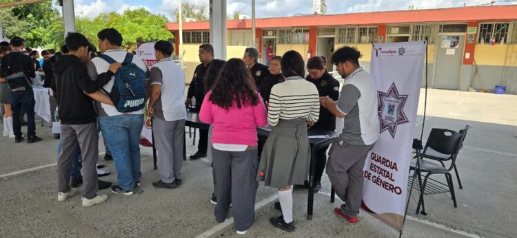 Concientiza Guardia Estatal de Género a adolescentes sobre violencia en el noviazgo
