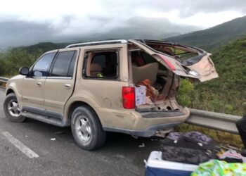 Ocho heridos en un choque vehicular en carretera Victoria-Tula