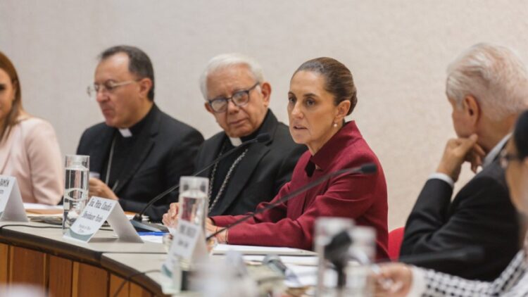 Sheinbaum dialoga con Obispos sobre construcción de paz en México