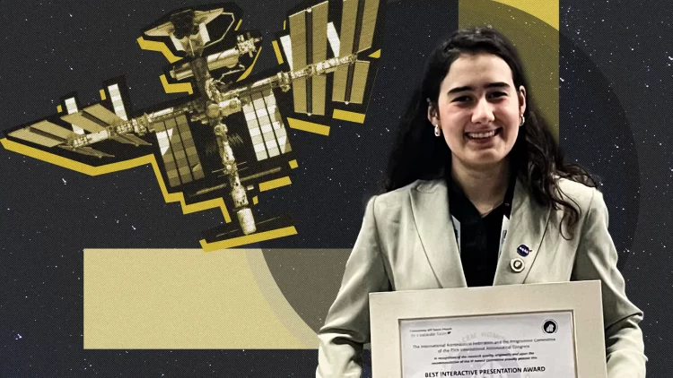 Victoria de León inspira a mujeres en la ciencia con su premio espacial