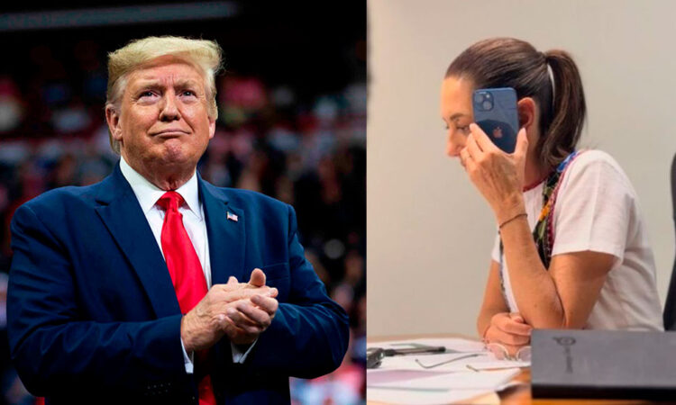 Tendrán Sheinbaum y Trump su primer diálogo telefónico