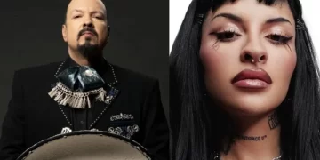 Pepe Aguilar y Cazzu juntos en el Festival Bésame Mucho