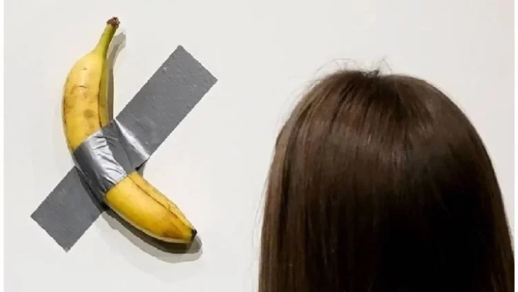 Arte conceptual: plátano con cinta se subasta por 6.2 millones