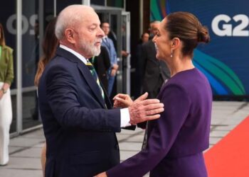 La llegada de Claudia Sheinbaum al G20