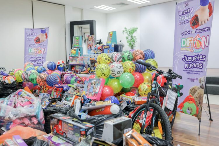 Colecta DIF Tamaulipas más de 14 mil juguetes a través del DIFtón 2024