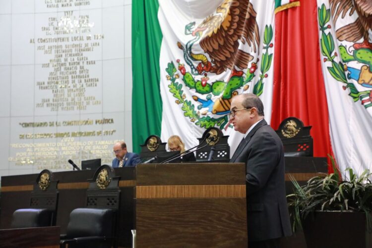 Recibe Congreso tamaulipeco paquete presupuestal 2025 del Ejecutivo