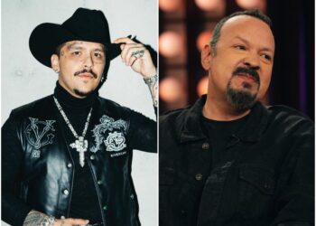 Christian Nodal canta con Pepe Aguilar en Querétaro; lo presenta como su yerno