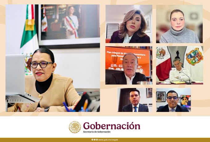 Rosa Icela aborda tema de migración con los gobernadores del norte del país
