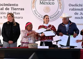 Sheinbaum restituye tierras a pueblos originarios de la Sierra Tarahumara en Chihuahua