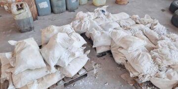 FGR destruye 416 mil 751 tabletas de fentanilo aseguradas en Jalisco