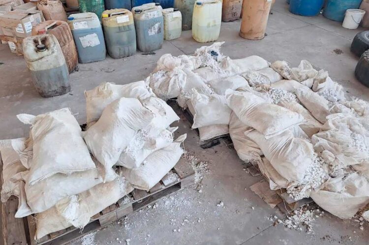 FGR destruye 416 mil 751 tabletas de fentanilo aseguradas en Jalisco