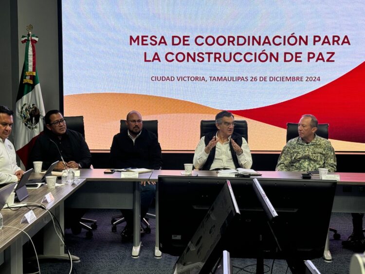 Destaca Américo Villarreal baja en homicidios dolosos en reunión de la Mesa de Seguridad