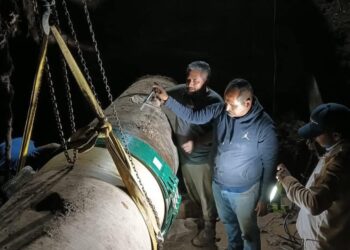 Concluyó reparación de fuga en acueducto de Cd. Victoria, inicia rebombeo de agua