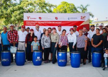 Entrega SEBIEN dispositivos de filtración de agua en Altamira