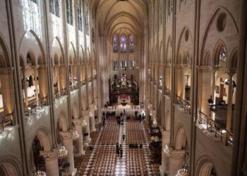 Notre Dame reabre sus puertas en París, Francia, cinco años después de su incendio
