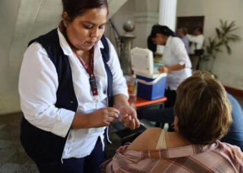 Instalan módulo de vacunación en Presidencia Municipal de Cd. Victoria