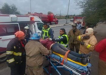 Conductor herido en accidente