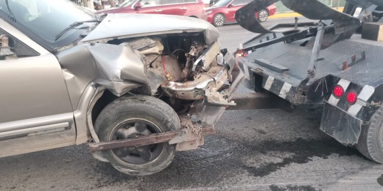 Choca por correlón en la Calzada “Tamatán” de Cd. Victoria