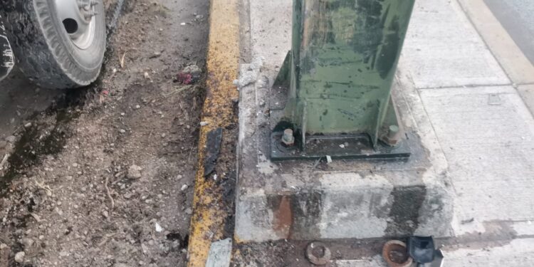 Choca por correlón en la Calzada “Tamatán” de Cd. Victoria