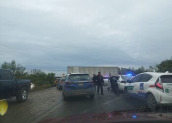 Cierran carretera a Matamoros por accidente