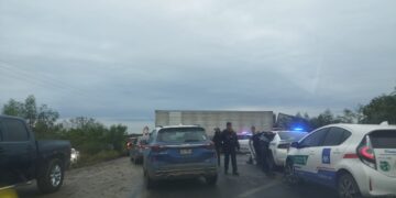 Cierran carretera a Matamoros por accidente