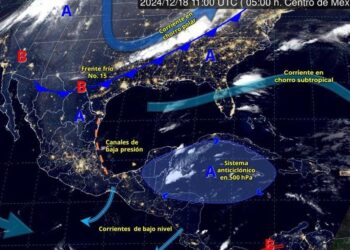 Ingresa Frente Frío 15, viene con lluvia