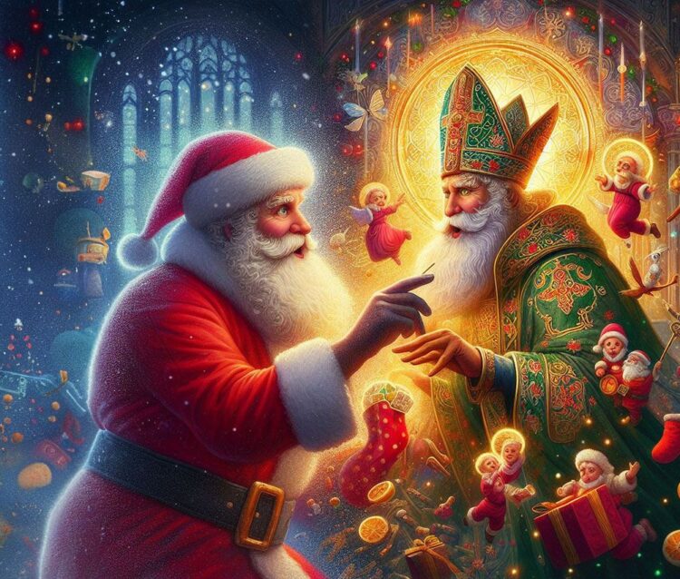 La transformación de San Nicolás a Santa Claus y Papá Noel