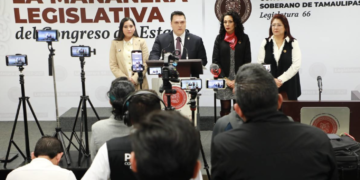 Anuncian conferencia de prensa mañaneras en Palacio Legislativo tamaulipeco