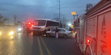 Choque múltiple en Ciénega de Flores, Nuevo León, deja 9 heridos