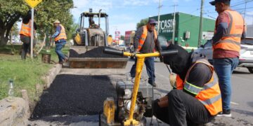 Invierten en Victoria 7 millones de pesos en programa de bacheo.