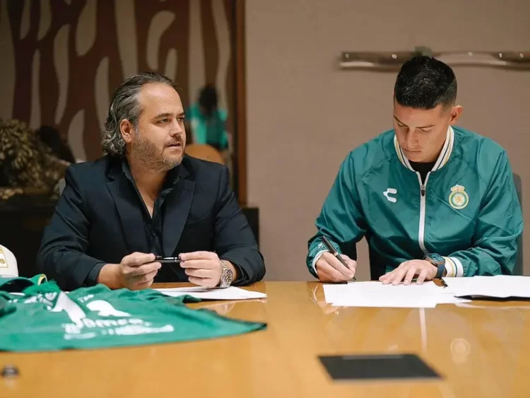 James Rodríguez ya viste los colores de León: “Llego con mucha ilusión”