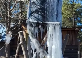 Se congela La Rosilla en Durango con -17 grados centígrados