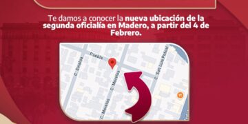 Anuncia Registro Civil cambios de ubicación en oficialías de Madero y Díaz Ordaz