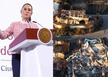 Pide Sheinbaum a Consulado en Los Ángeles ayudar a migrantes tras incendios