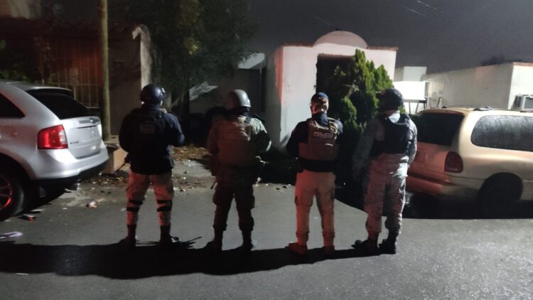 Realizan cateo por narcomedudeo en Col. Hacienda Las Fuentes de Reynosa