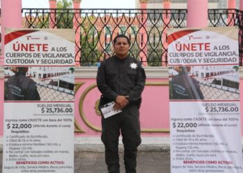 Implementa SSPT reclutamiento presencial y virtual para Cuerpos de Vigilancia, Custodia y Seguridad 