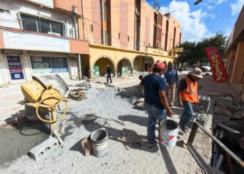Gobierno del Estado da nueva imagen a calles del centro de Reynosa